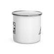 Load image into Gallery viewer, Born To Hike Forced To Work - Enamel Camp Mug