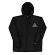 Load image into Gallery viewer, Hike & Seek logo black waterproof hiking jacket for men and women