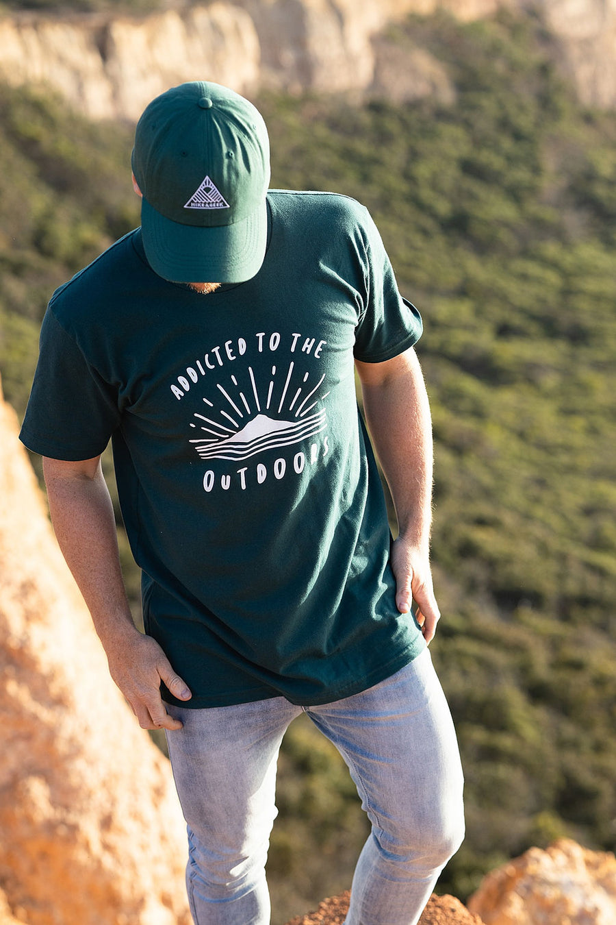 Addicted To The Outdoors - Eco Unisex T-Shirt