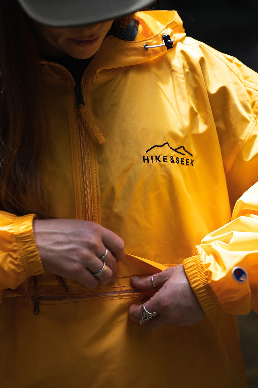 Hike & Seek waterproof packable jacket for men and women