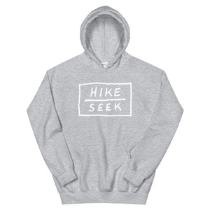Hike & Seek hike seek printed hiking inspired hoodie for men and women