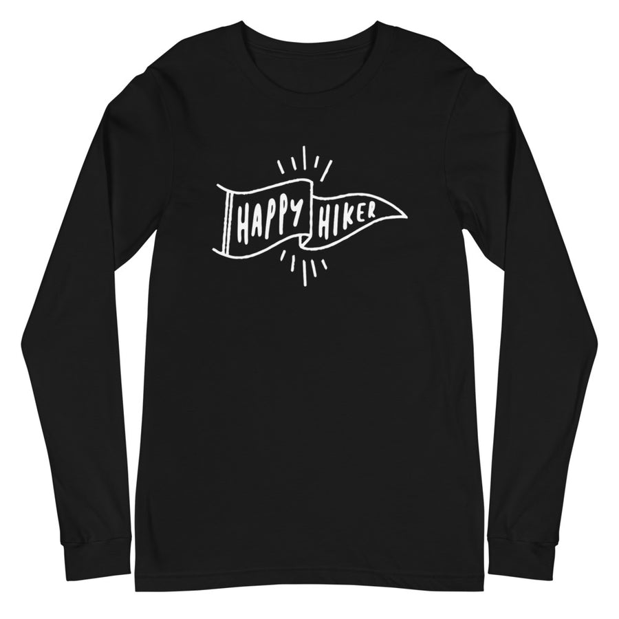 Happy Hiker - Unisex Long Sleeve Tee