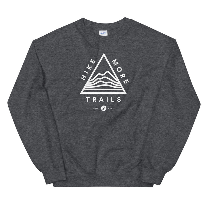 Hike & Seek hike more trails printed hiking inspired sweater for men and women