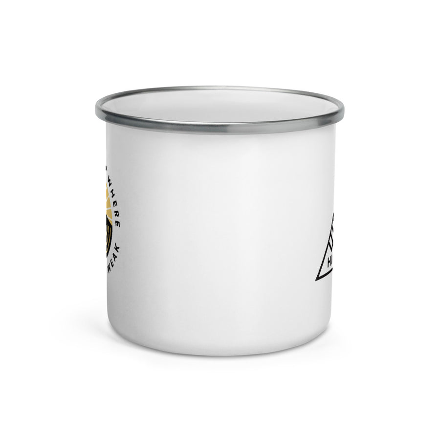 Let's Wander Where The Wifi Is Weak - Enamel Camp Mug
