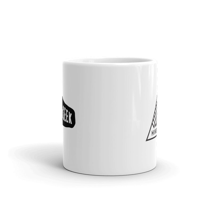 Hike & Seek hiking inspired printed coffee mug