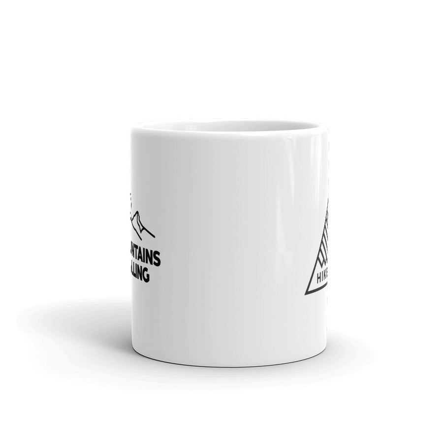 Hike & Seek hiking inspired printed coffee mug