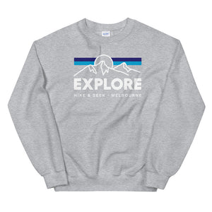 Hike & Seek explore printed hiking inspired sweater for men and women