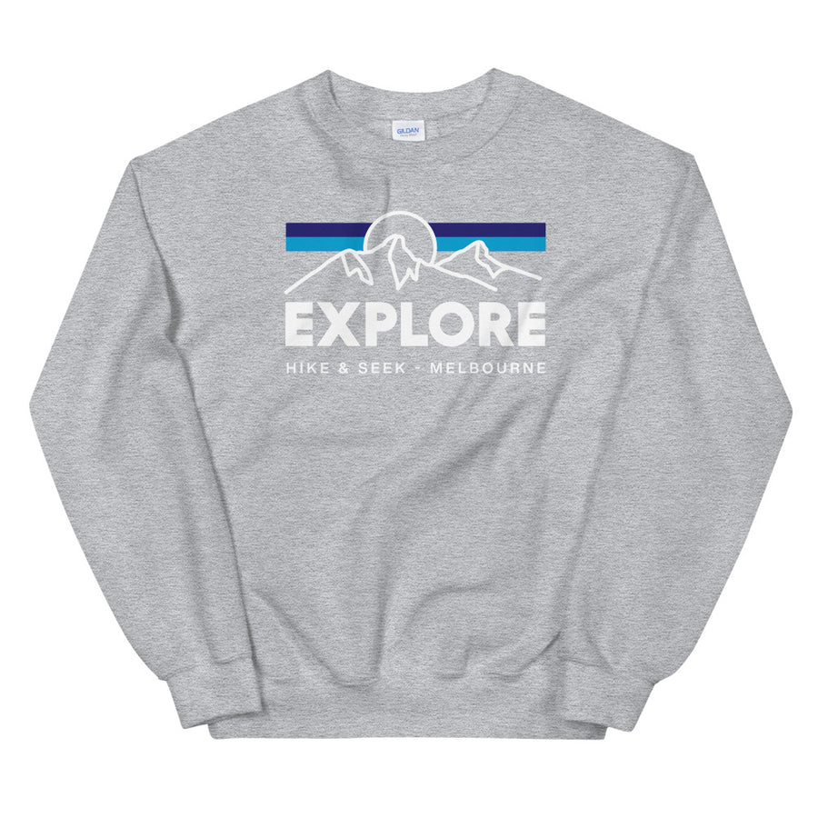 Hike & Seek explore printed hiking inspired sweater for men and women