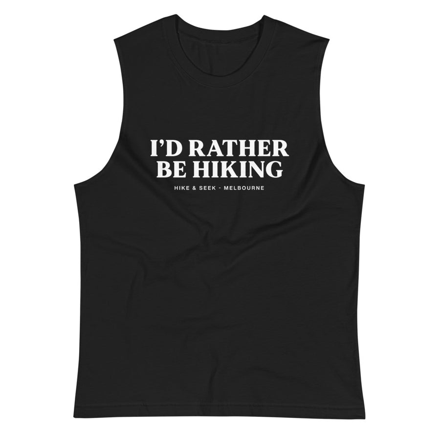 I'd Rather Be Hiking - Eco Unisex Tank