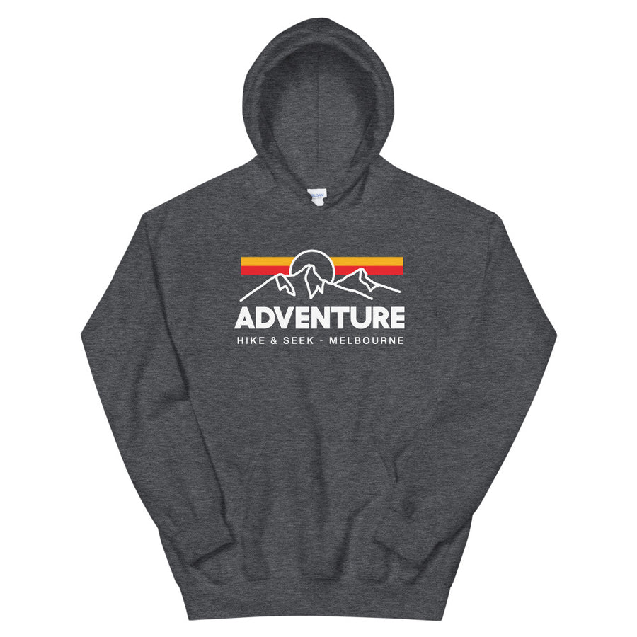 Hike & Seek adventure hiking inspired hoodie for men and women