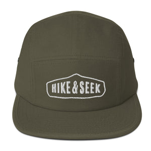 Hike & Seek hiking inspired printed 5 panel hat for men and womern
