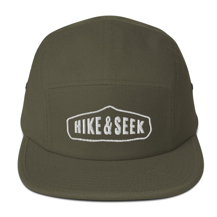 Hike & Seek hiking inspired printed 5 panel hat for men and womern