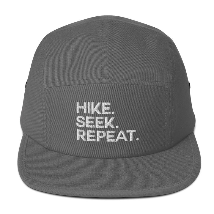 Hike & Seek hiking inspired printed 5 panel hat for men and womern