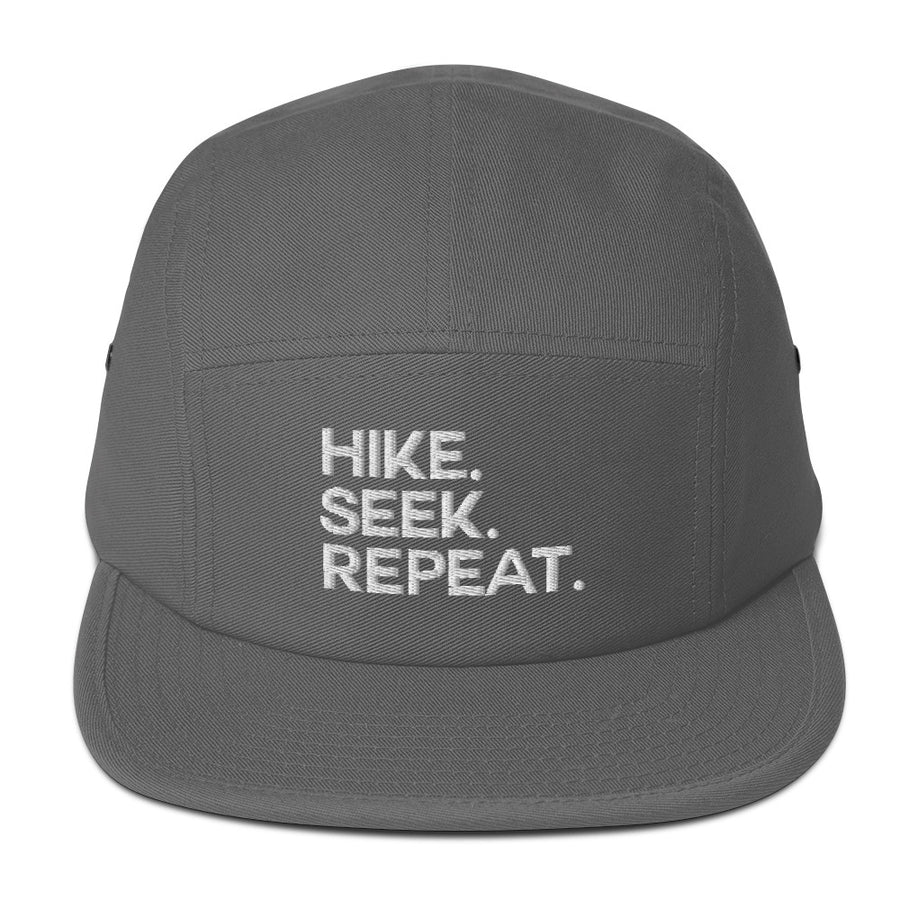 Hike & Seek hiking inspired printed 5 panel hat for men and womern