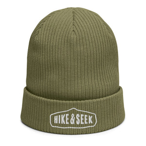 Hike & Seek black organic cotton beanie for men and women