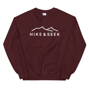 Hike & Seek hiking inspired printed sweater for men and women