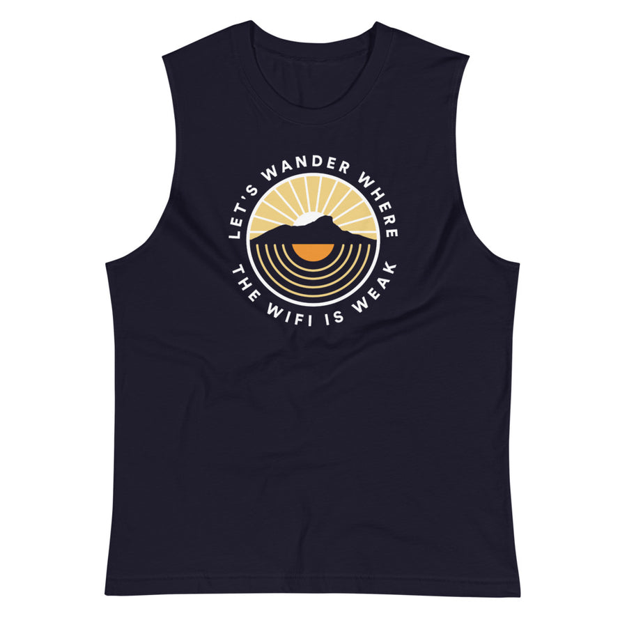 Let's Wander Where The Wifi Is Weak - Eco Unisex Tank