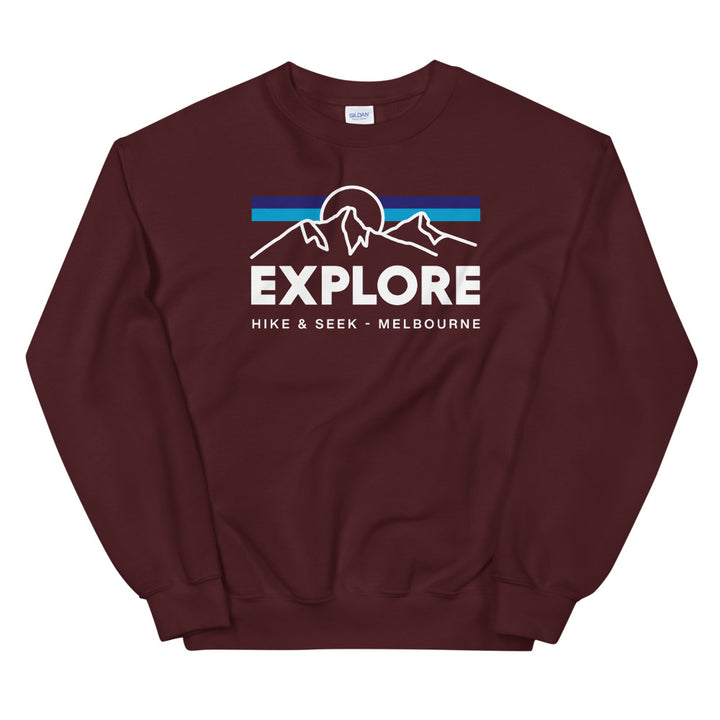 Hike & Seek explore printed hiking inspired sweater for men and women