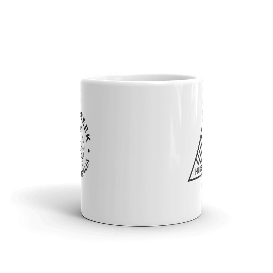 Hike & Seek hiking inspired printed coffee mug