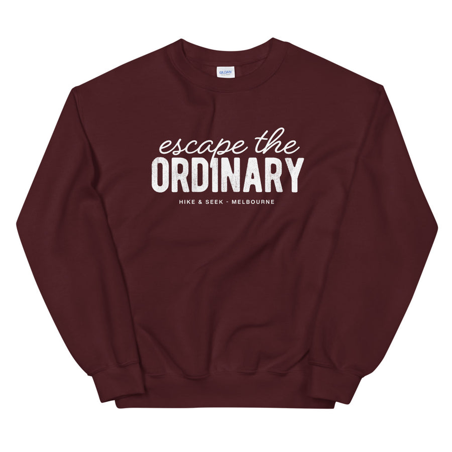 Hike & Seek escape the ordinary printed hiking inspired sweater for men and women