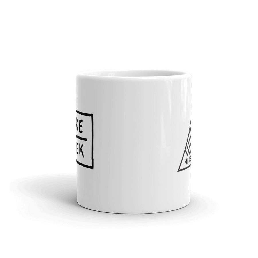 Hike & Seek hiking inspired printed coffee mug