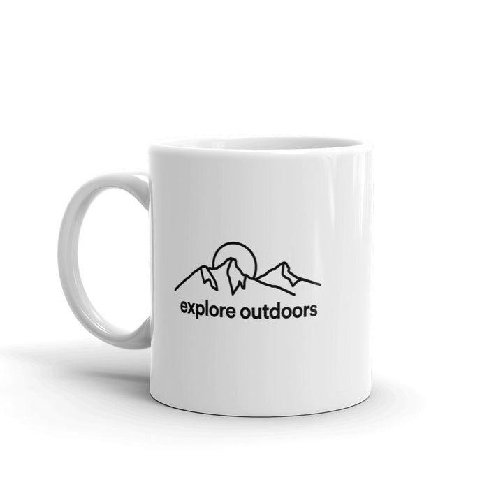 Hike & Seek hiking inspired printed coffee mug