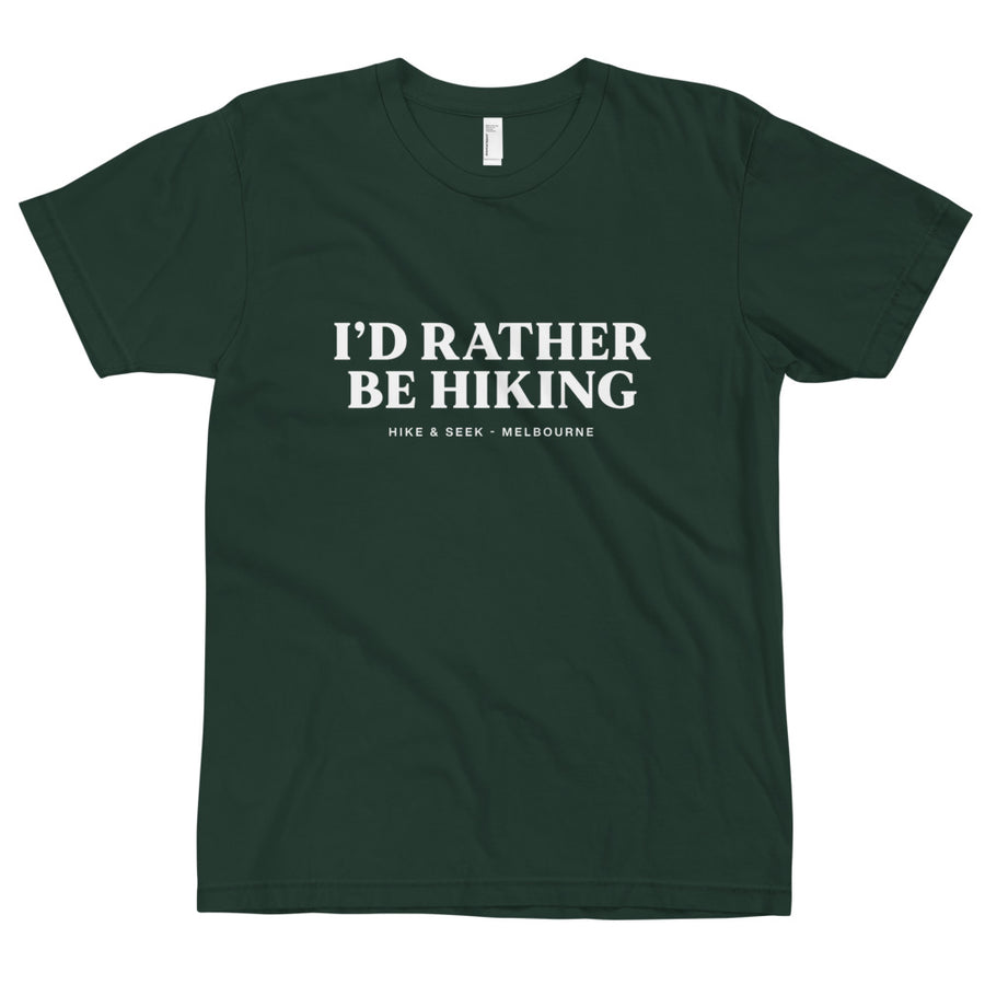 I'd Rather Be Hiking - Eco Unisex T-Shirt