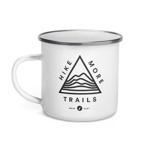 Hike More Trails Original - Enamel Camp Mug
