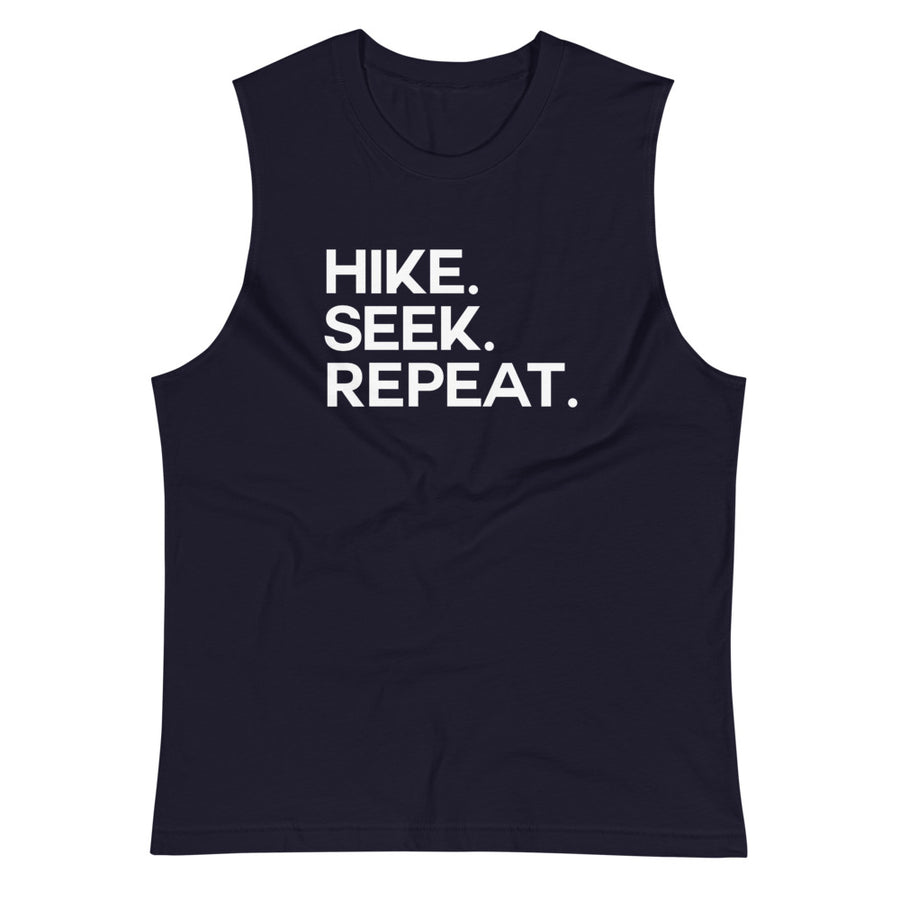 Hike.Seek.Repeat. - Eco Unisex Tank