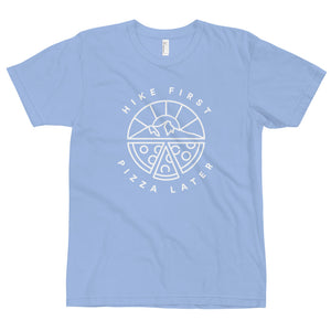 Hike First Pizza Later - Eco Unisex T-Shirt