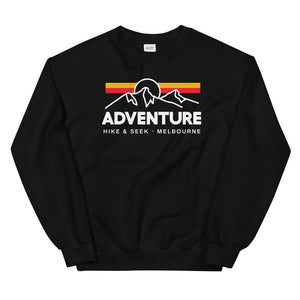 Hike & Seek adventure hiking inspired sweater for men and women