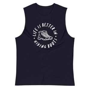 Life Is Better In Hiking Boots - Eco Unisex Tank