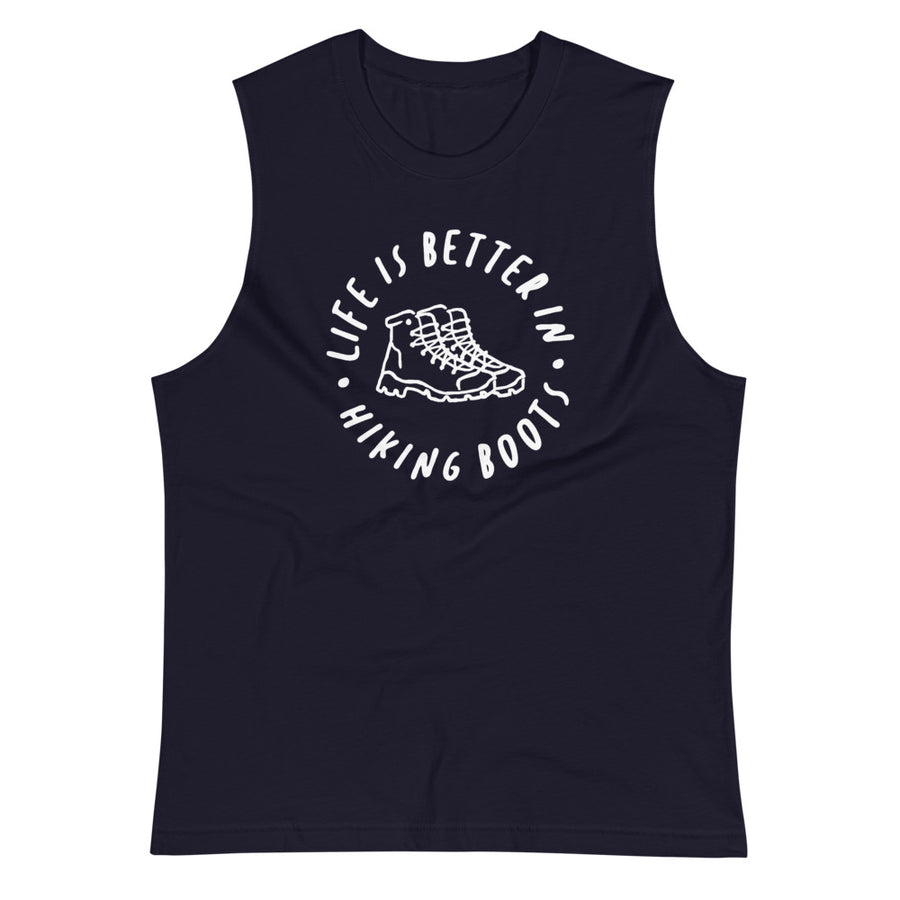 Life Is Better In Hiking Boots - Eco Unisex Tank