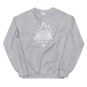 Hike & Seek hike more trails printed hiking inspired sweater for men and women
