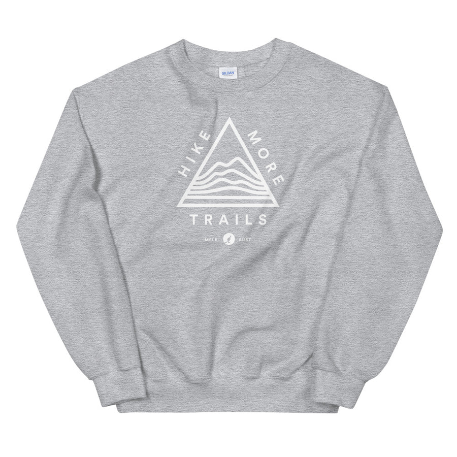 Hike & Seek hike more trails printed hiking inspired sweater for men and women