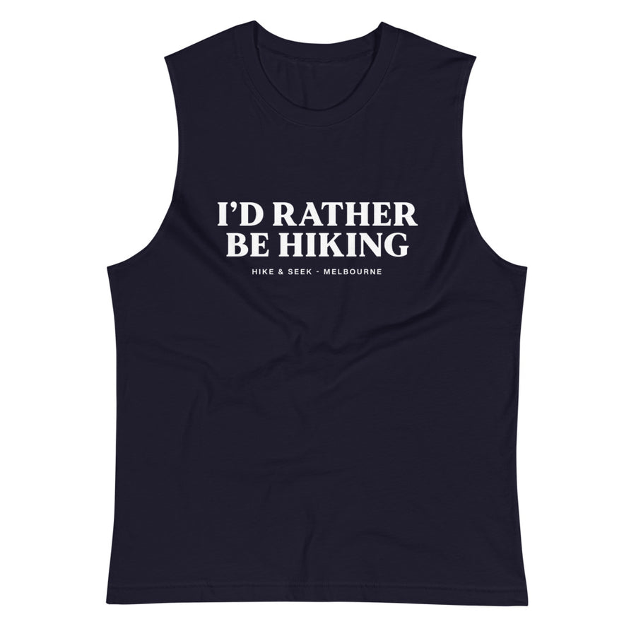 I'd Rather Be Hiking - Eco Unisex Tank