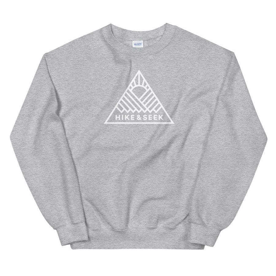 Hike & Seek printed hiking inspired sweater for men and women