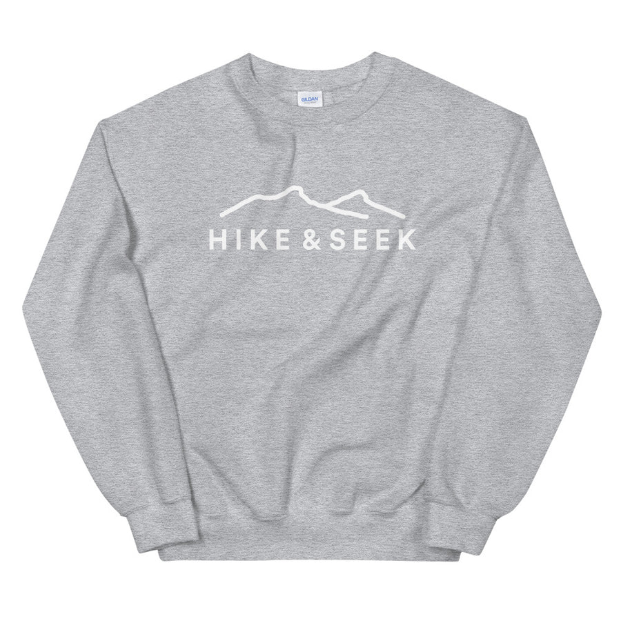 Hike & Seek hiking inspired printed sweater for men and women