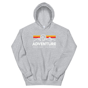 Hike & Seek adventure hiking inspired hoodie for men and women