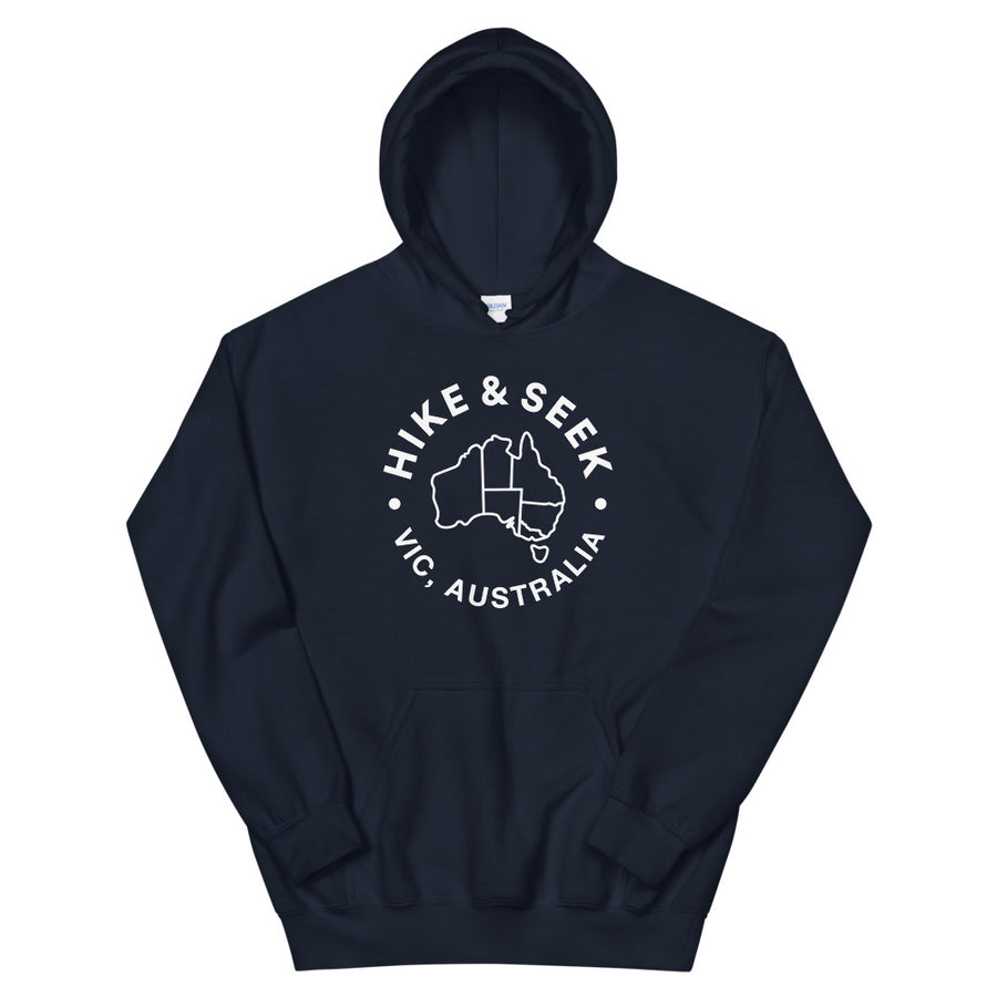Hike & Seek australia hiking inspired hoodie for men and women