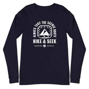 Always Take The Scenic Route - Unisex Long Sleeve Tee