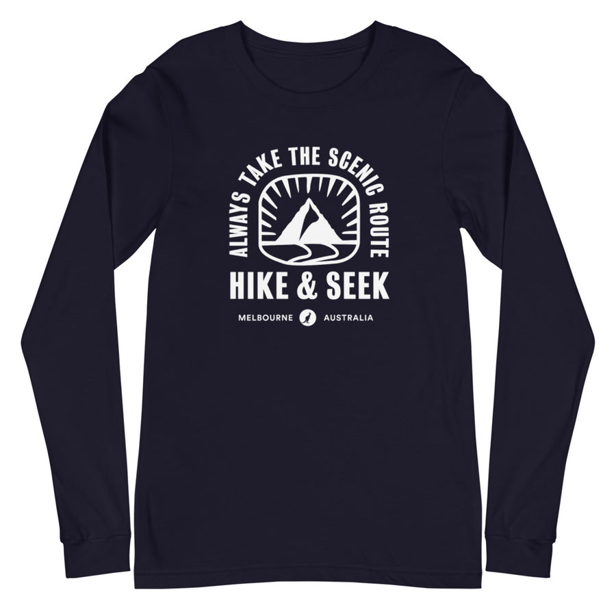 Always Take The Scenic Route - Unisex Long Sleeve Tee