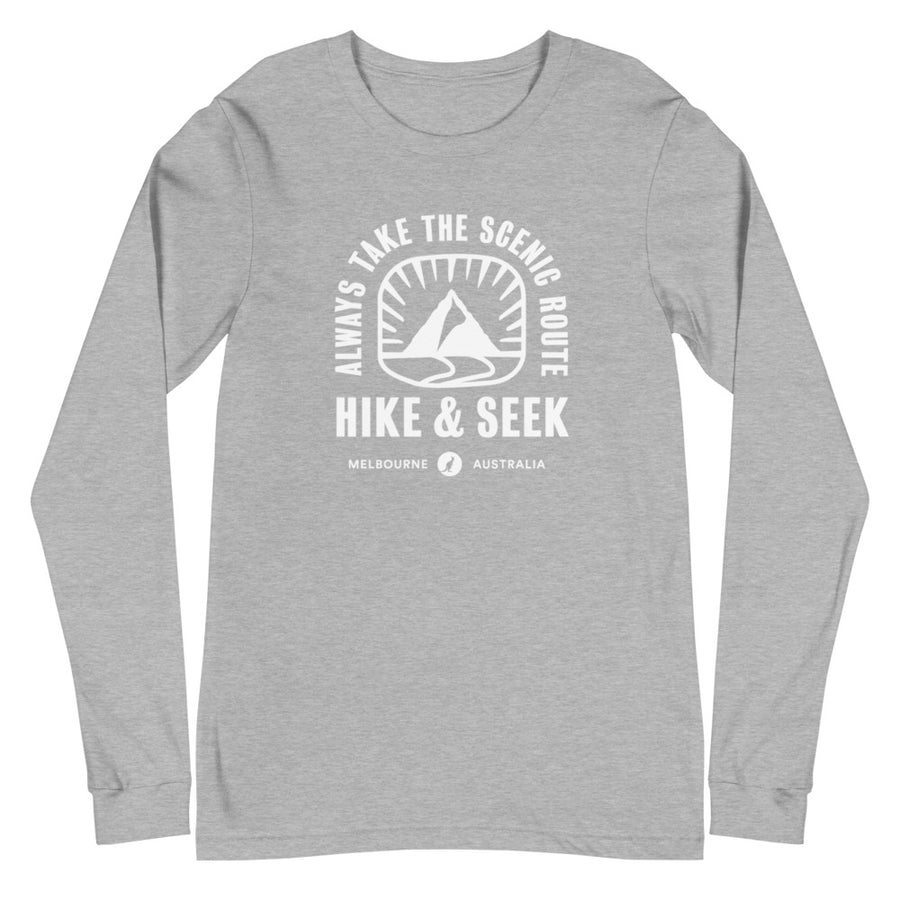 Always Take The Scenic Route - Unisex Long Sleeve Tee