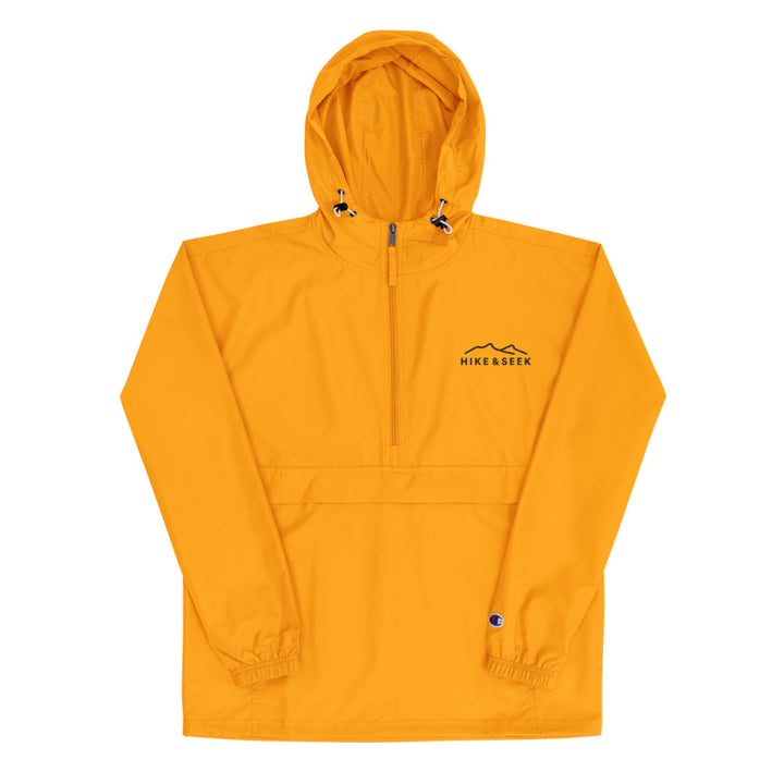 Champion orange logo shell jacket sales
