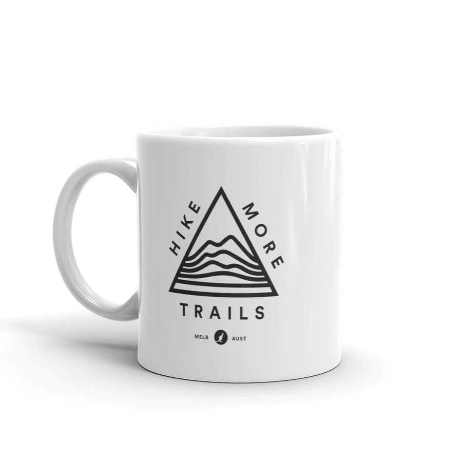 Hike & Seek hike more trails coffee mug