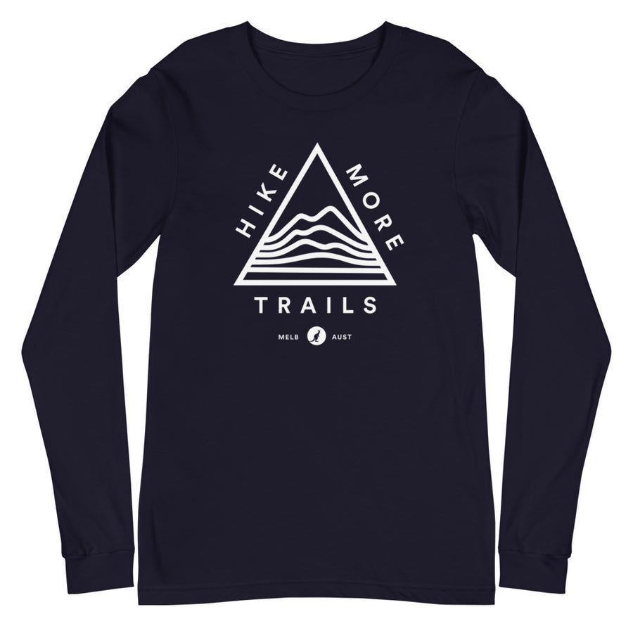 Hike More Trails Original - Unisex Long Sleeve Tee