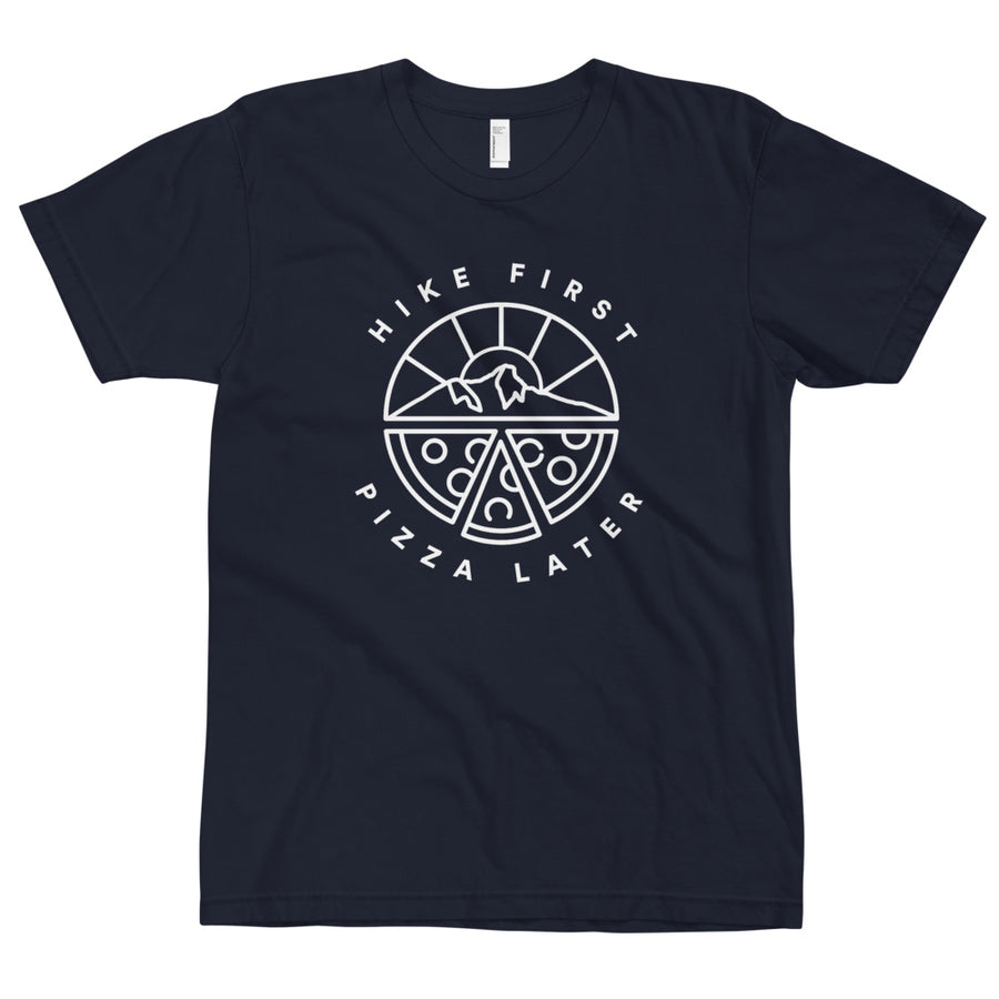Hike First Pizza Later - Eco Unisex T-Shirt