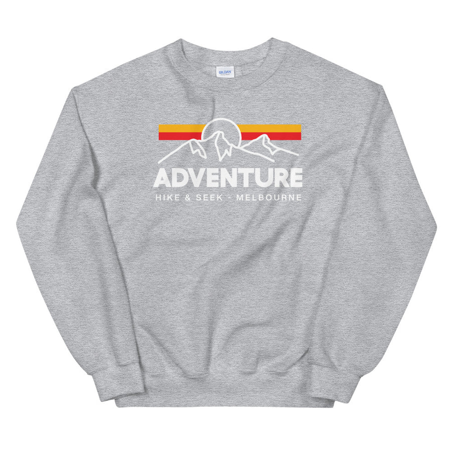 Hike & Seek adventure hiking inspired sweater for men and women