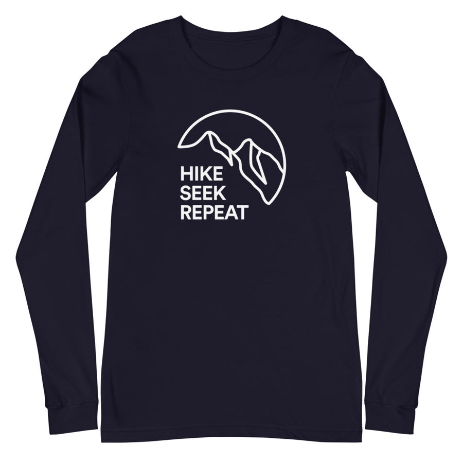 Hike Seek Repeat - Unisex Long Sleeve Tee