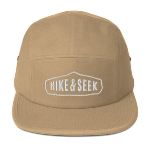 Hike & Seek hiking inspired printed 5 panel hat for men and womern